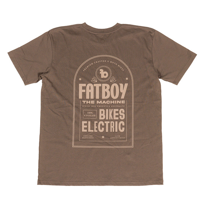 Fatboy Bikes Tee Shirt Fatboy The Machine BROWN