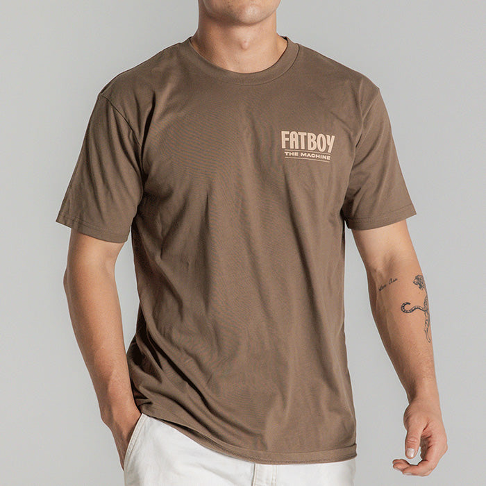 Fatboy Bikes Tee Shirt Fatboy The Machine BROWN